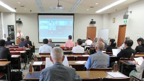 青藍会総会の様子